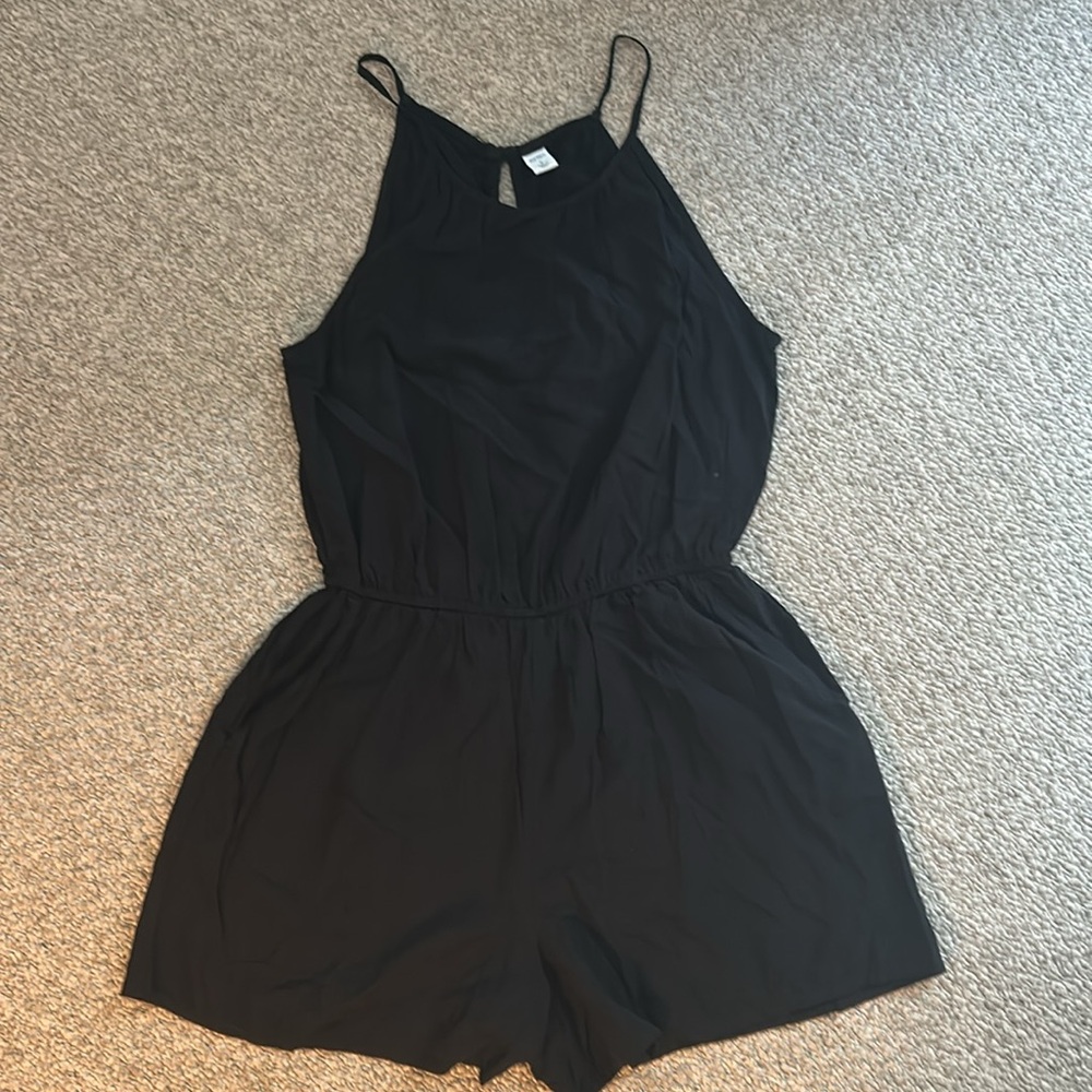 Old Navy Black Sleeveless romper